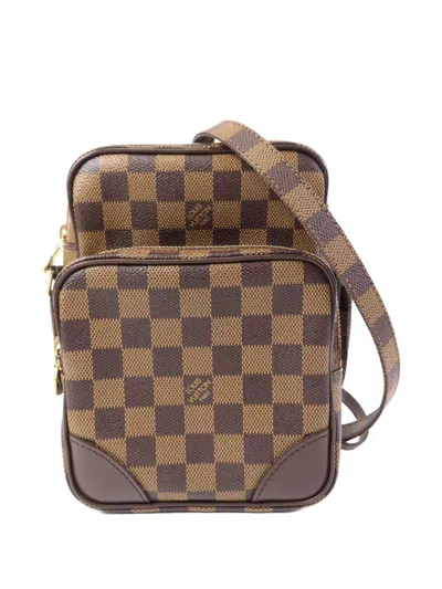 Pre-owned Louis Vuitton Damier Ebène Shoulder Bag In Brown
