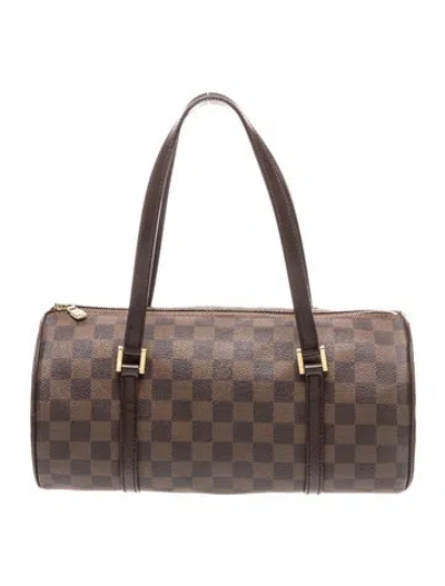 Pre-owned Louis Vuitton Damier Ebene Shoulder Bag In Brown