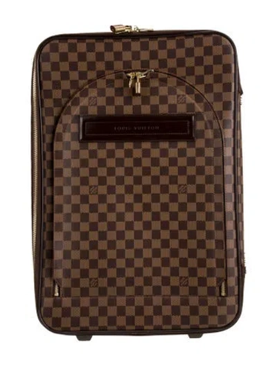 Pre-owned Louis Vuitton Damier Ebene Suitcase In Brown