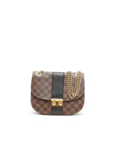 Pre-owned Louis Vuitton Damier Ebene Wight Bag In Brown