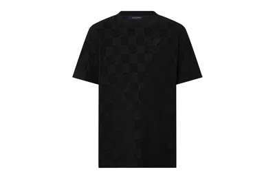 Pre-owned Louis Vuitton Damier French Terry Cotton T-shirt Meteorite