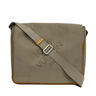 Pre-owned Louis Vuitton Damier Geant Khaki Nylon Messenger Bag Shoulder Bag ()