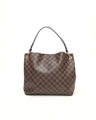 Pre-owned Louis Vuitton Damier Graceful Pm Bag In Brown