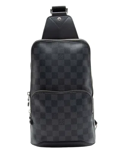 Pre-owned Louis Vuitton Damier Graphite Avenue Sling Bag (authentic Pre-loved)
