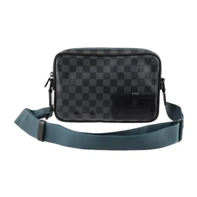 Pre-owned Louis Vuitton Damier Graphite Black Damier Graphite Leather Handbag Shoulder Bag ()