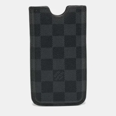 Pre-owned Louis Vuitton Damier Graphite Canvas Iphone 6 Case In Black