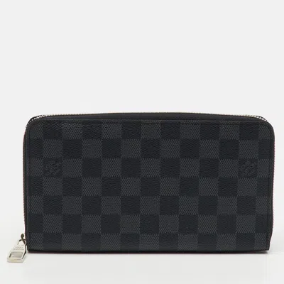 Pre-owned Louis Vuitton Damier Graphite Canvas Zippy Organizer