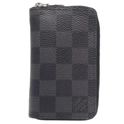 Pre-owned Louis Vuitton Damier Graphite Damier Graphite Canvas Wallet (bi-fold) ()