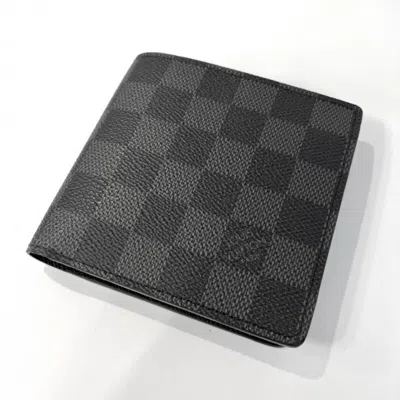 Pre-owned Louis Vuitton Damier Graphite Damier Graphite Wallet (bi-fold) ()