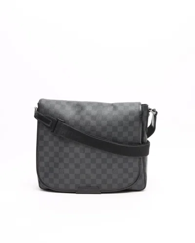 Pre-owned Louis Vuitton Damier Graphite Daniel Mm Shoulder Bag