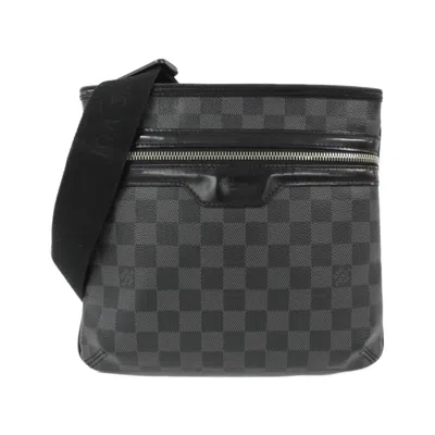 Pre-owned Louis Vuitton Damier Graphite Graphite Coated Canvas Shoulder Bag ()