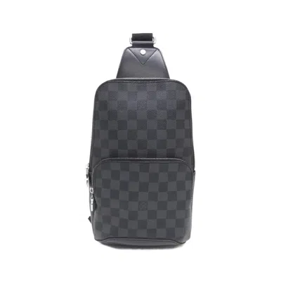 Pre-owned Louis Vuitton Damier Graphite Graphite Coated Canvas Shoulder Bag ()