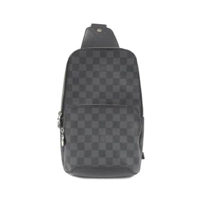 Pre-owned Louis Vuitton Damier Graphite Graphite Coated Canvas Shoulder Bag Sling Bag ()