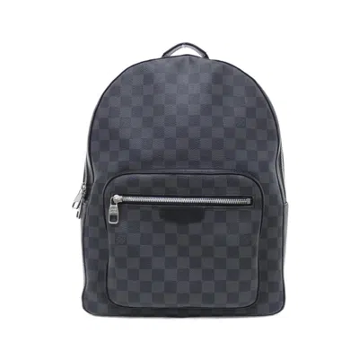 Pre-owned Louis Vuitton Damier Graphite Graphite Damier Graphite Backpack () In Damier Graphite, Graphite