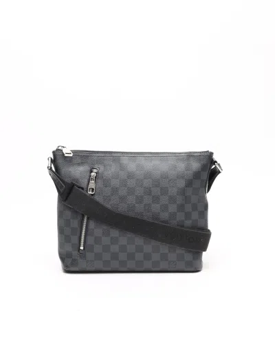 Pre-owned Louis Vuitton Damier Graphite Mick Pm Bag