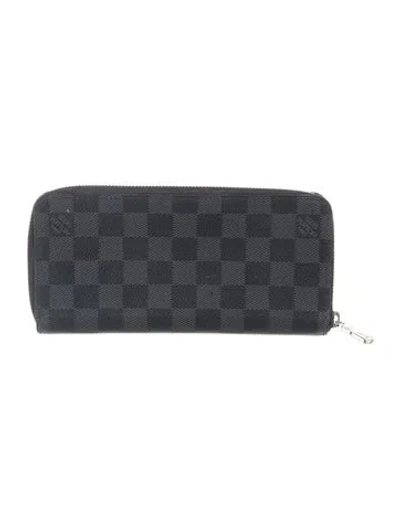 Pre-owned Louis Vuitton Damier Graphite Pattern Coated Canvas Continental Wallet In Multi