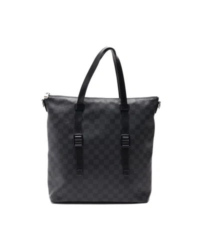 Pre-owned Louis Vuitton Damier Graphite Skyline Tote Bag In Black
