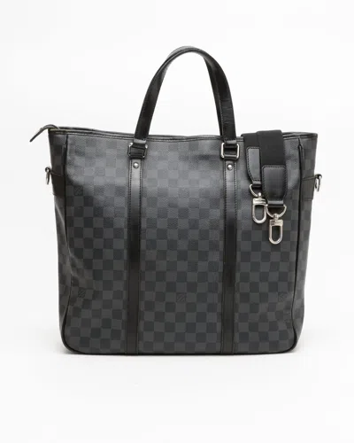 Pre-owned Louis Vuitton Damier Graphite Tadao Bag