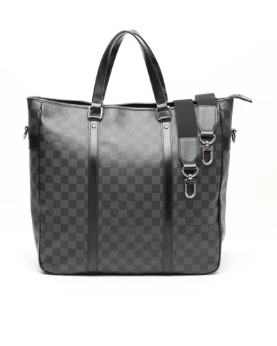 Pre-owned Louis Vuitton Damier Graphite Tadao Bag