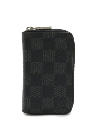 Louis Vuitton Damier Graphite Zippy Coin Purse (authentic Pre-loved)