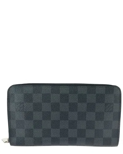 Pre-owned Louis Vuitton Damier Graphite Zippy Organizer Wallet (authentic Pre-loved)
