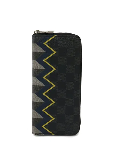 Pre-owned Louis Vuitton Damier Graphite Zippy Wallet Vertical (authentic Pre-loved)