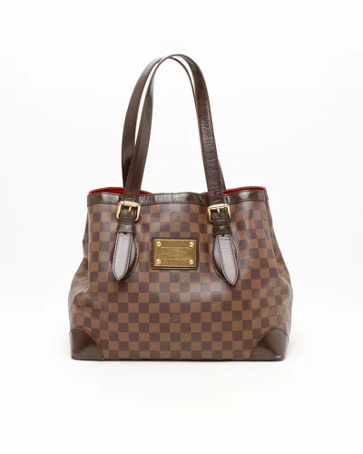 Pre-owned Louis Vuitton Damier Hampstead Mm Tote Bag