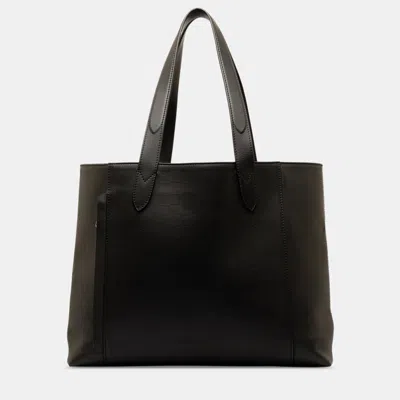 Pre-owned Louis Vuitton Damier Infini Cabas Voyage Tote Bag In Black