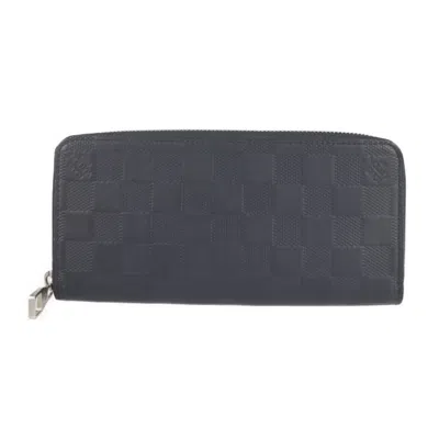 Pre-owned Louis Vuitton Damier Infini Dark Navy Damier Infini Coin Purse/coin Case ()