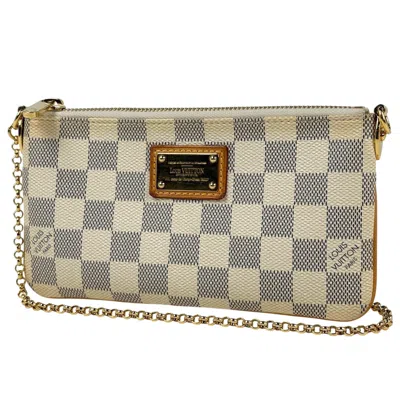 Pre-owned Louis Vuitton Damier Infini White Damier Azur Pochette Shoulder Bag ()