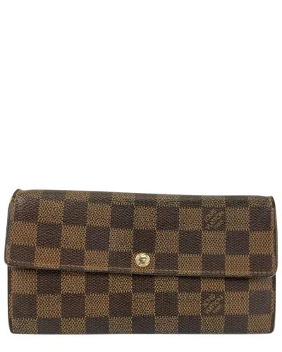 Pre-owned Louis Vuitton Damier Long Wallet (authentic Pre-loved)