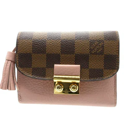 Pre-owned Louis Vuitton Damier Magnolia Damier Canvas Leather Wallet (tri-fold) ()