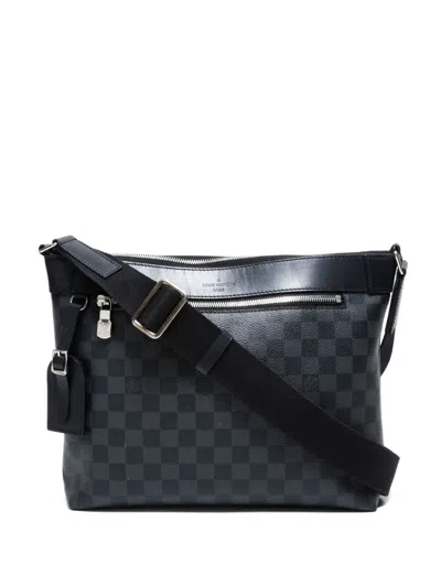 Pre-owned Louis Vuitton Damier Mick Pm Nm Shoulder Bag In Black
