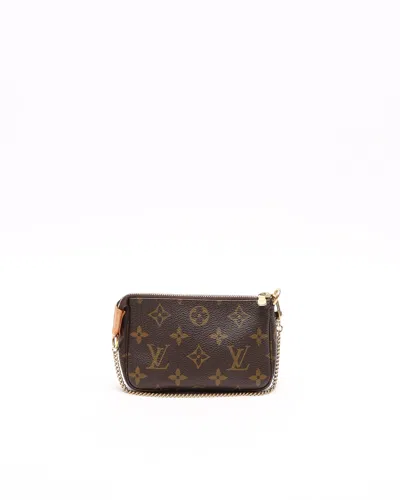 Pre-owned Louis Vuitton Damier Mini Pochette Accessories Bag