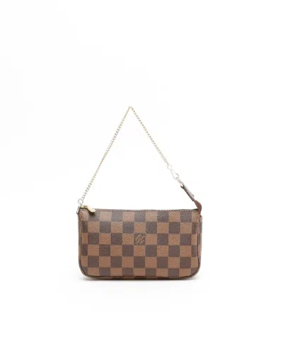Pre-owned Louis Vuitton Damier Mini Pochette Accessories Bag