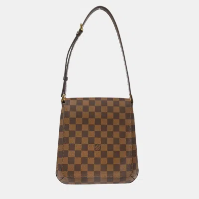 Pre-owned Louis Vuitton Damier Musette Salsa Short Shoulder Bag