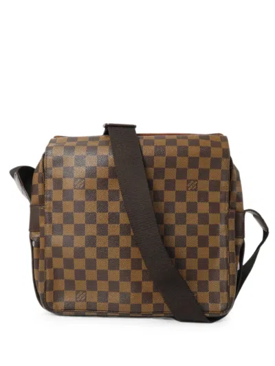 Pre-owned Louis Vuitton Damier Naviglio Shoulder Bag In Neutral
