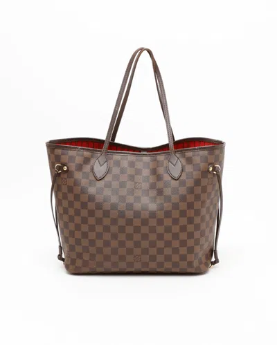 Pre-owned Louis Vuitton Damier Neverfull Mm Tote Bag