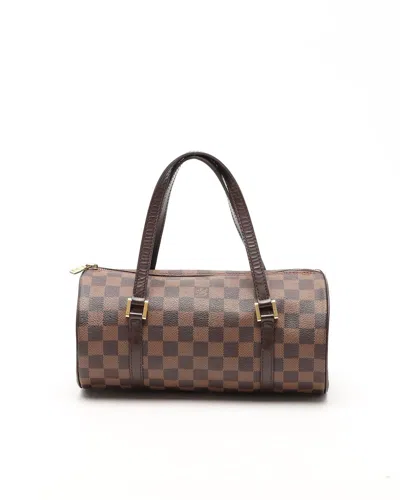 Pre-owned Louis Vuitton Damier Papillon 26 Bag In Brown