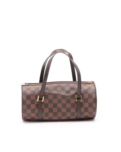 Pre-owned Louis Vuitton Damier Papillon 28 Bag In Brown