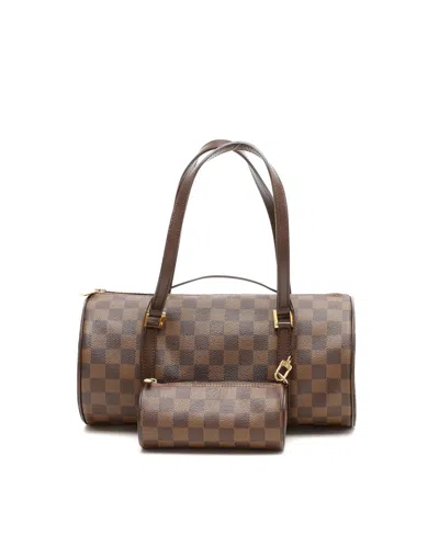 Pre-owned Louis Vuitton Damier Papillon 30 Bag In Brown