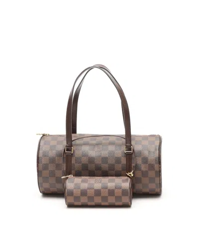 Pre-owned Louis Vuitton Damier Papillon 30 Bag In Brown