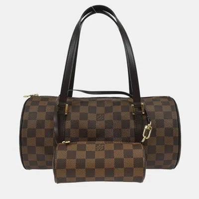 Pre-owned Louis Vuitton Damier Papillon 30 Handbag In Brown