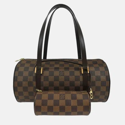 Pre-owned Louis Vuitton Damier Papillon 30 Handbag In Brown