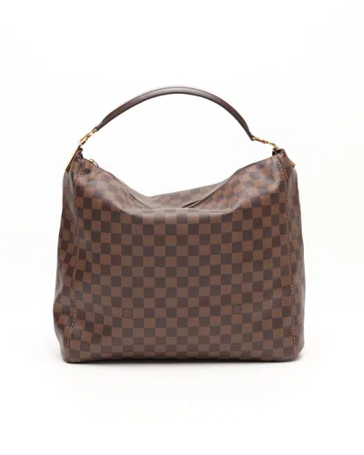 Pre-owned Louis Vuitton Damier Portobello Gm Bag In Brown