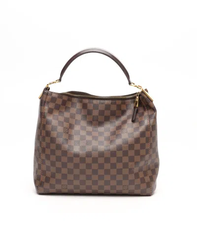 Pre-owned Louis Vuitton Damier Portobello Tote Bag In Brown