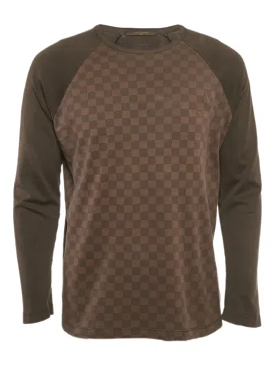Pre-owned Louis Vuitton Damier Raglan Shirt