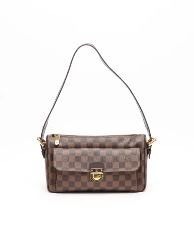 Pre-owned Louis Vuitton Damier Ravello Gm Bag In Brown