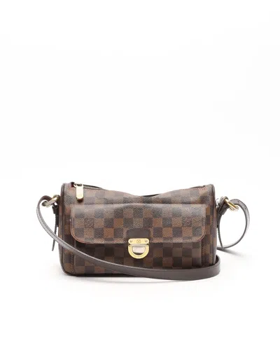 Pre-owned Louis Vuitton Damier Ravello Gm Bag In Brown