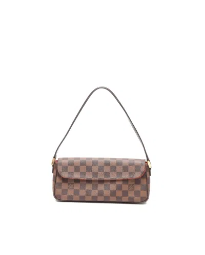 Pre-owned Louis Vuitton Damier Recoleta Bag In Brown